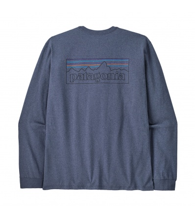 Bluse Patagonia Long-Sleeved P-6 Logo Responsibili-Tee M's