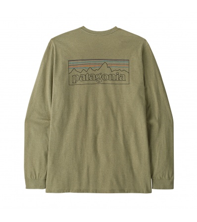 Bluse Patagonia Long-Sleeved P-6 Logo Responsibili-Tee M's