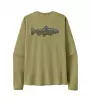 Patagonia Long-Sleeved Capilene Cool Sun Shirt - Fitz Roy Trout 40+ UPF M's
